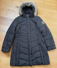 ICEPEAK Steppmantel schwarz Damen Made in Finnland Gr. 44/46
