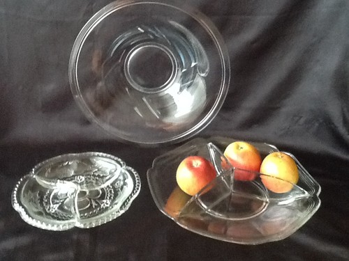 Glas große schale rund - glas,