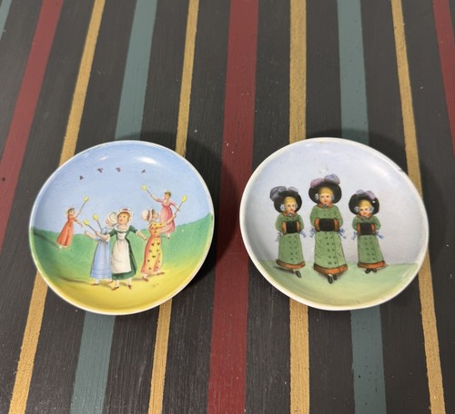 Antike handbemalte miniatur - antike,