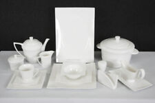 Schillerbach Tafelservice weiss  12 Personen Porzellan Essservice Geschirr