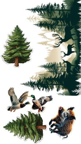 Wald jäger tortenaufleger - jäger,