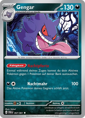 Pokemon gengar paf 057 - pokemon,
