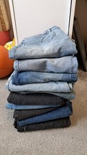 10 tlg. Jeans Hosen Paket Gr. 32 34 36 h&m amisu pull&bear c&a Teenager  Mädchen