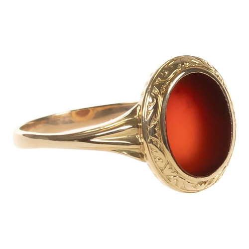 Herrenring gold 585 mit - gold,
