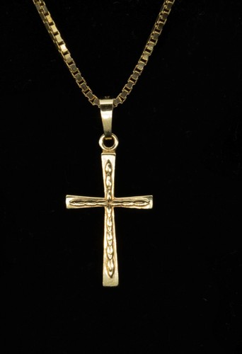 333 8kt gelbgold - gelbgold, mit