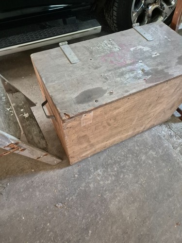 Alte holz kiste 77cm - kiste, 40