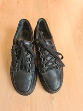  Mephisto Schuhe Leder Gr. 39,5 Schwarz Gr.6,5 Schnürschuhe Sehr guter Zustand