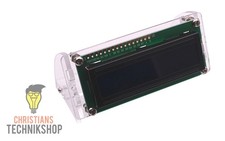 1602 LCD-Display-Halter aus Acrylglas | kompatibel mit LCD-Modulen 16x2 Zeichen