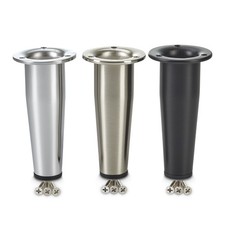 4-16x Möbelfuß Sofafuß Sockelfuß höhenverstellbar konisch Metall FOX-TROT SOTECH