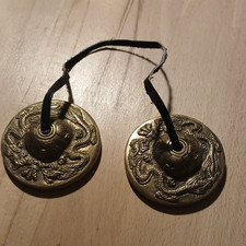 Tingsha Paar aus Metall mit