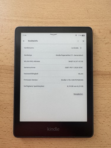 Amazon kindle paperwhite - paperwhite, 11