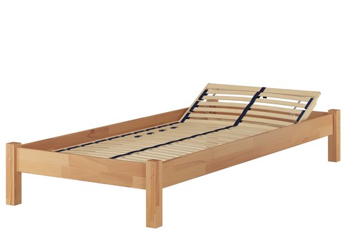 Einzelbett 100x200 buche - buche, natur