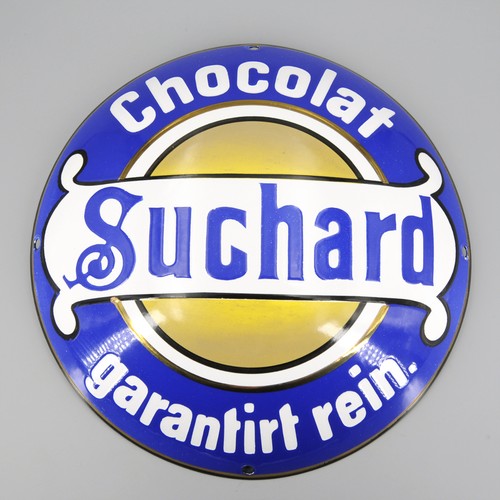 Emailschild suchard emaille - ,