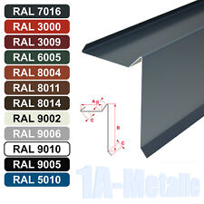 Ortgangblech Stahl verzinkt
