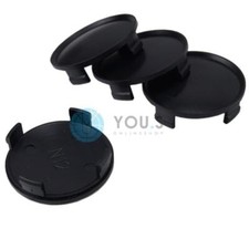 4 x Nabenkappen Nabendeckel Schwarz Aussen 74 mm Innen 71 mm zB für Rial Alutec