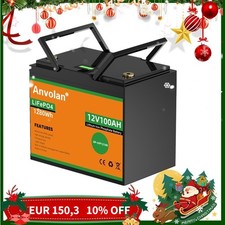 LCD-Anzeige Akku 100Ah 12V