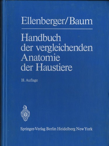 Anatomie der haustiere - anatomie,