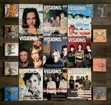 VISIONS 1998 & 1999/9 Musikzeitschriften+allen Heft CD's/Sammlerzustand/TopPreis