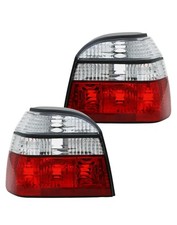 Rückleuchten Klarglas für VW Golf 3 Limo Bj. 1991-1997 Rot/Klar