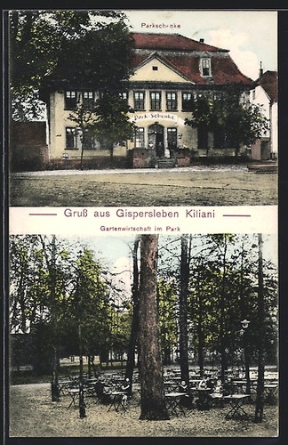 Ansichtskarte gispersleben - ansichtskarte,