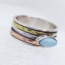 ECHTER NATUR!! LARIMAR Ring