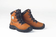 Stabilus SEPP Schnittschutzstiefel Forststiefel KWF geprüft Klasse 2 Leder braun