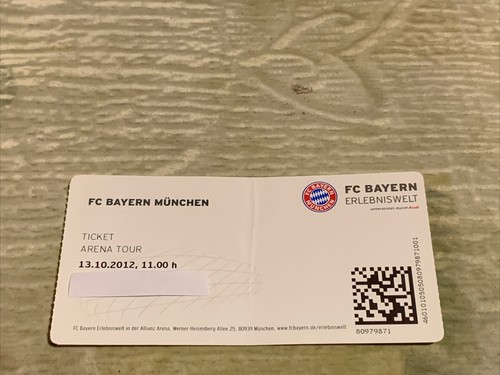 Used sammler ticket - fc, bayern