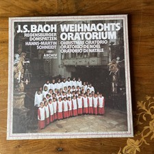 LP Weihnachts Oratorium von J. S. Bach Regensburger Domspatzen Siehe Fotos