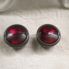 HELLA Rückleuchten (Schluß-Bremsleuchten) rote Lichtscheiben, Bundeswehr, Nato