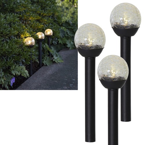 3er set led - set, kugelleuchte