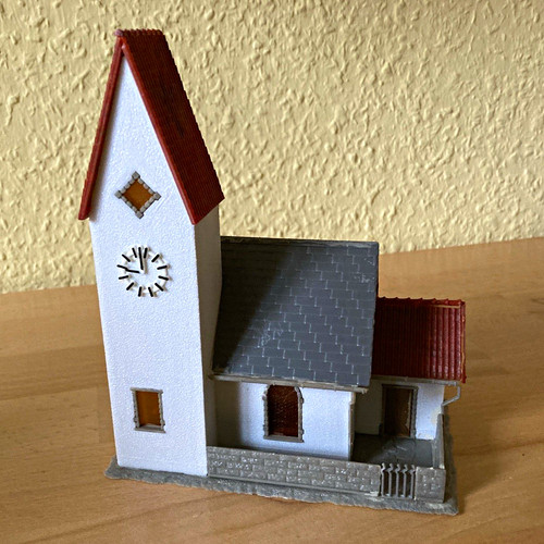 Modellbau gebäude kirche - modellbau,