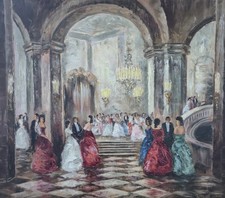 Ölgemälde Ballsaal