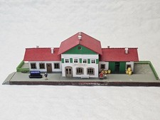 VAU-PE 221 H0 BAHNHOF BERGHEIM fertig gebaut Sammler Vintage MODELLBAHN MÄNGEL 
