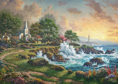 Thomas kinkade puzzle 1000 - thomas,