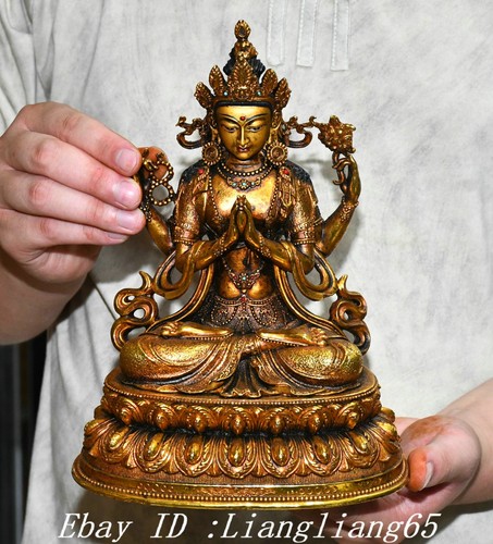 Bronze vergoldete - 8,6, "