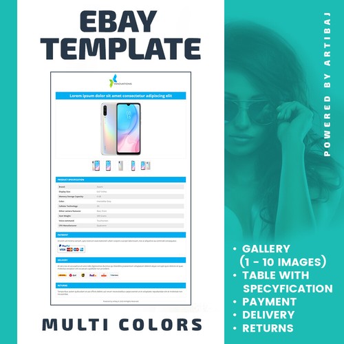 Ebay template auktion - ebay, template/auktion