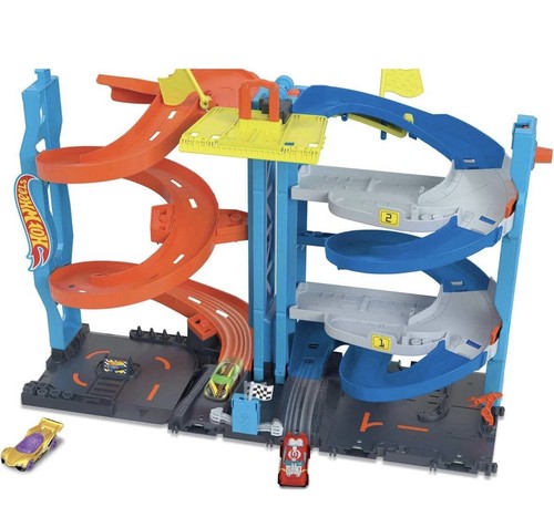Hot wheels city trackset mit - hot, 1