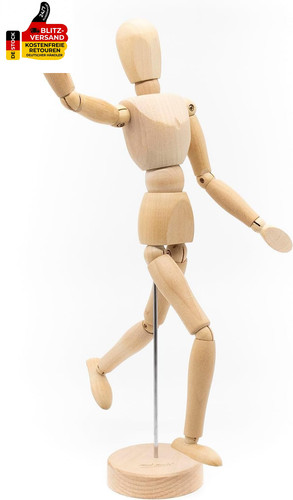Gliederpuppe 30cm - gliederpuppe, –