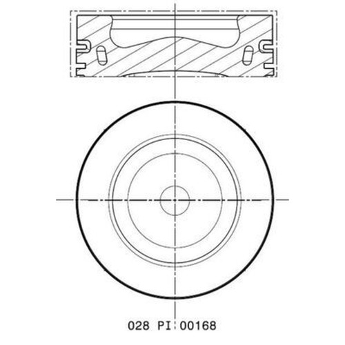 Mahle 028 00168 000 - mahle, kolben