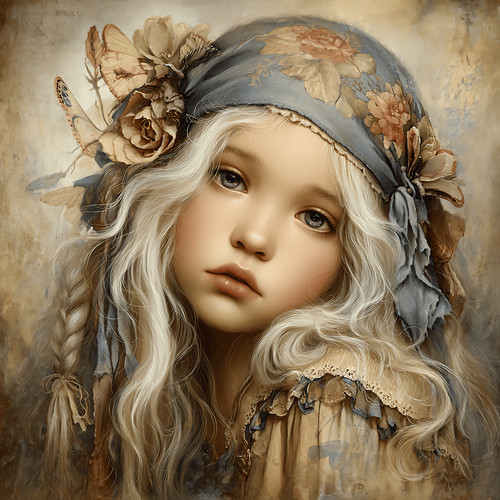Wandbild vintage boho mode - wandbild,