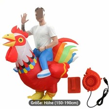 Aufblasbares Hahn Köstüm 