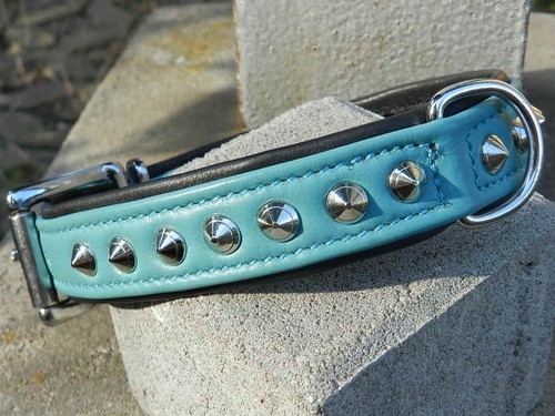 55cm hundehalsband leder - 55cm,
