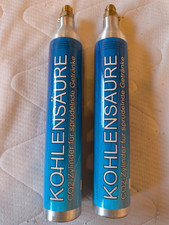 2 X CO2-Zylinder leer Kohlensäure Flasche Kartusche 60L 425g