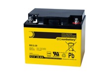 Blei Akku 12 V 38,0 Ah Speicherkapazität VdS Nr. G104072