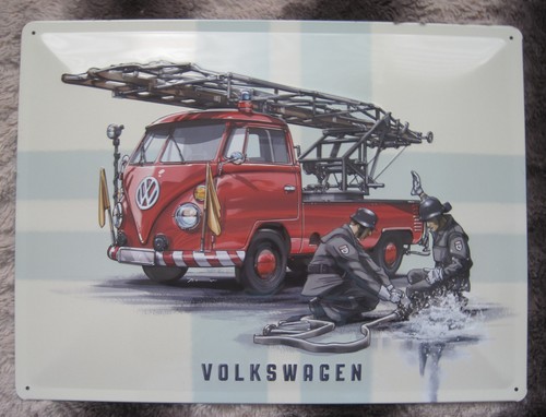 Blechschild feuerwehr - 3d, "feuerwehr"
