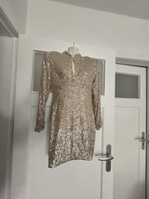 Pailletten Kleid Gold 