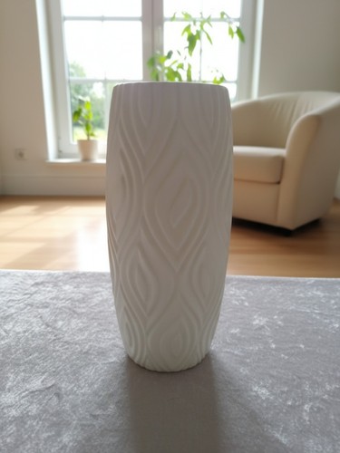 Vase/Kunststoff/neu/weiß/23