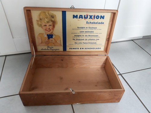 Mauxion schokolade holzkiste - mauxion,