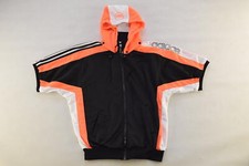 Adidas Trainings Jacke Sport Jacket Track Top Vintage Casual Orange Neon 90s 3 S