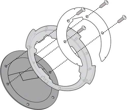 Givi tanklock flansch bf02 - givi,